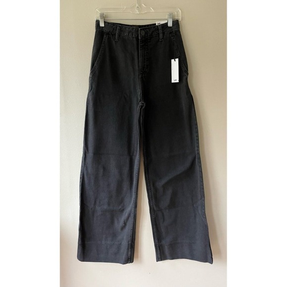 Lee Denim - Lee Sz 26 Lyocell Blend Heritage Wide Leg Baggy Denim Pants Jeans High Rise‎